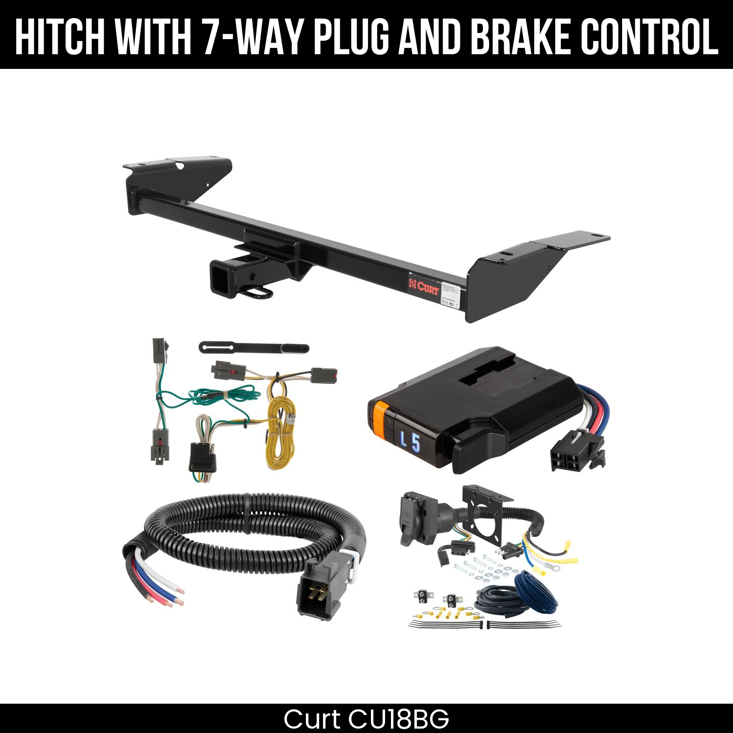 Trailer Hitch , 7-Way , Discovery Next Brake Control