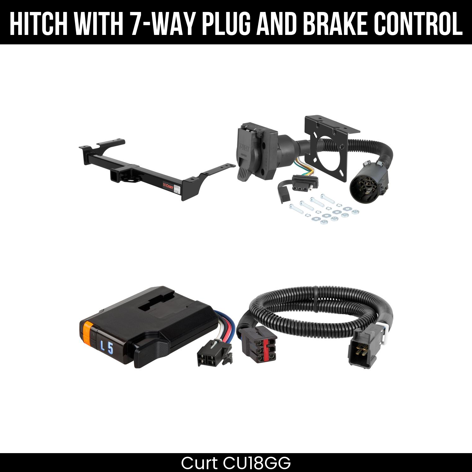 Trailer Hitch , 7-Way , Discovery Next Brake Control
