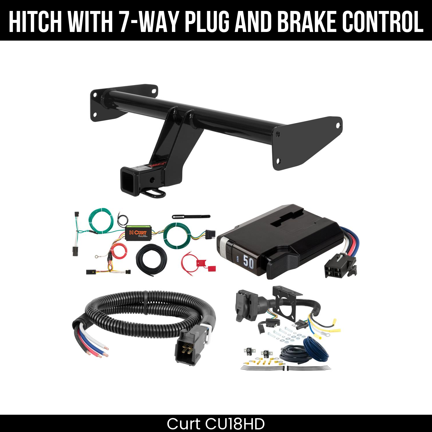Trailer Hitch , 7-Way , TriFlex NEXT Brake Control