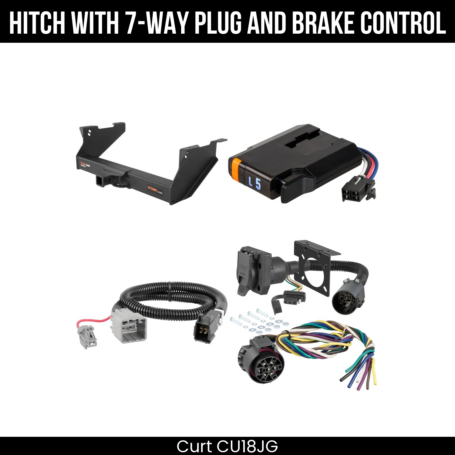 Trailer Hitch , 7-Way , Discovery Next Brake Control