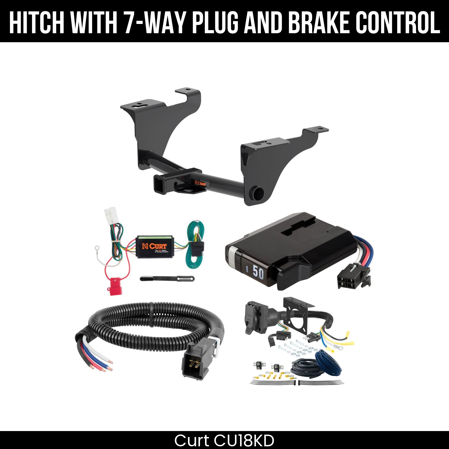 Trailer Hitch , 7-Way , TriFlex NEXT Brake Control