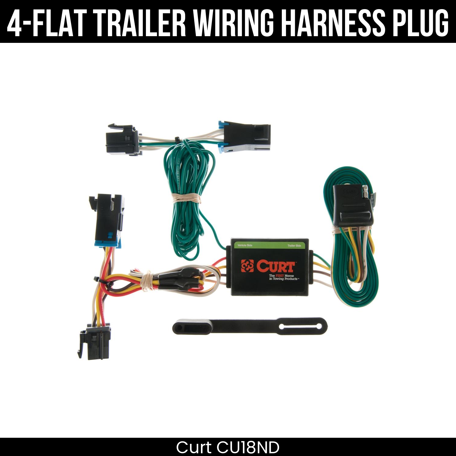 Trailer Wiring 4-Flat Plug Only