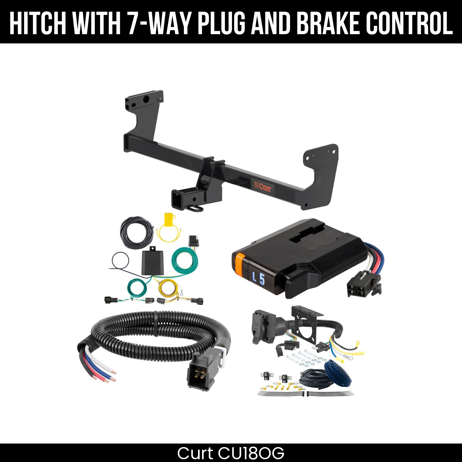 Trailer Hitch , 7-Way , Discovery Next Brake Control