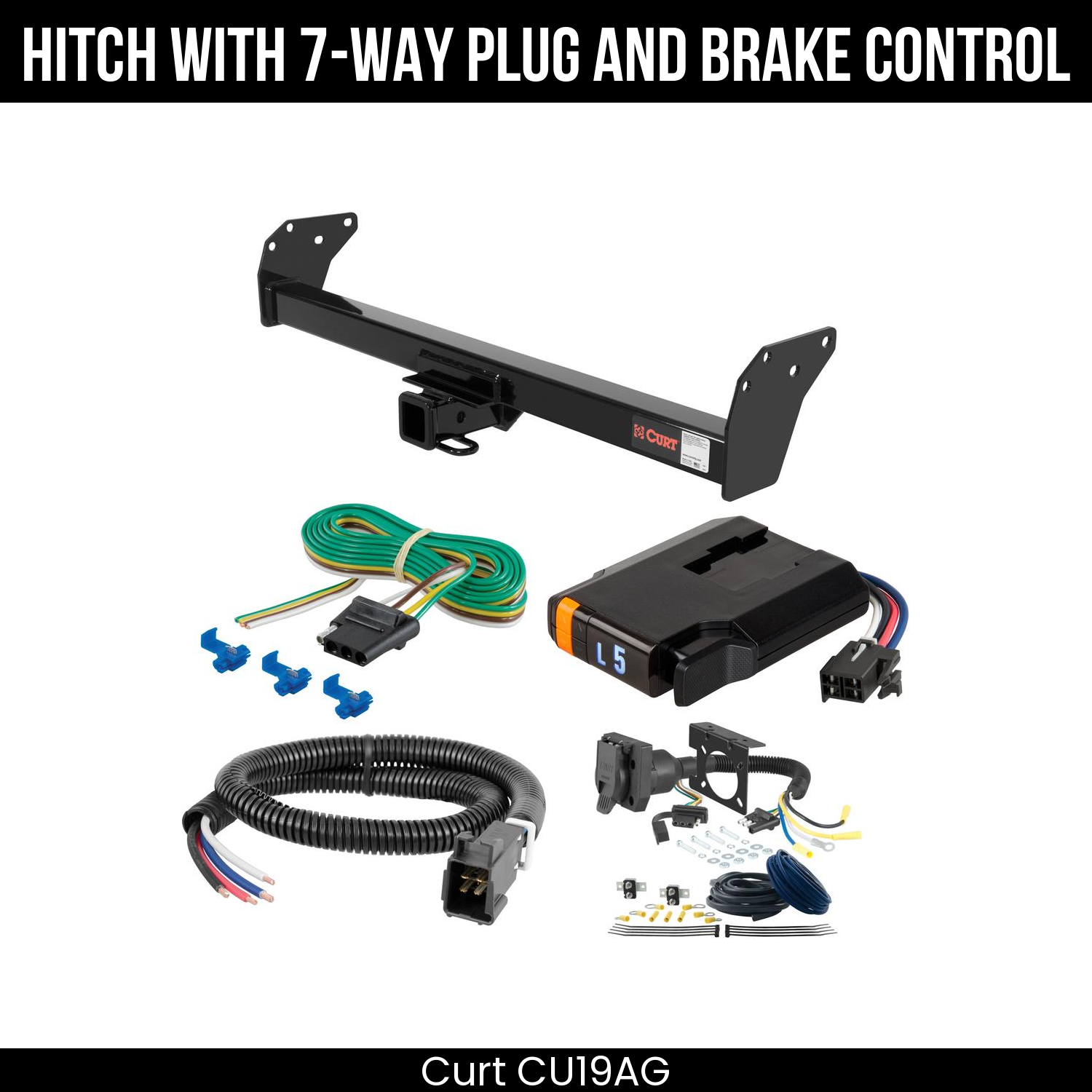 Trailer Hitch , 7-Way , Discovery Next Brake Control