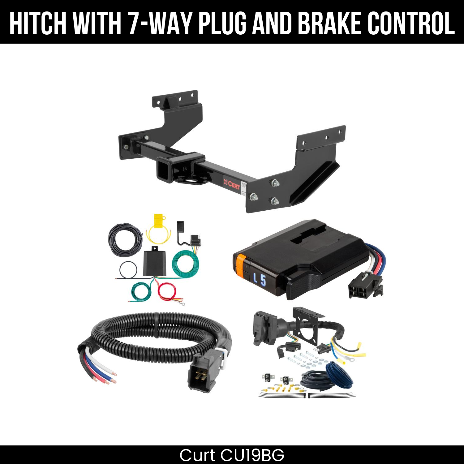 Trailer Hitch , 7-Way , Discovery Next Brake Control