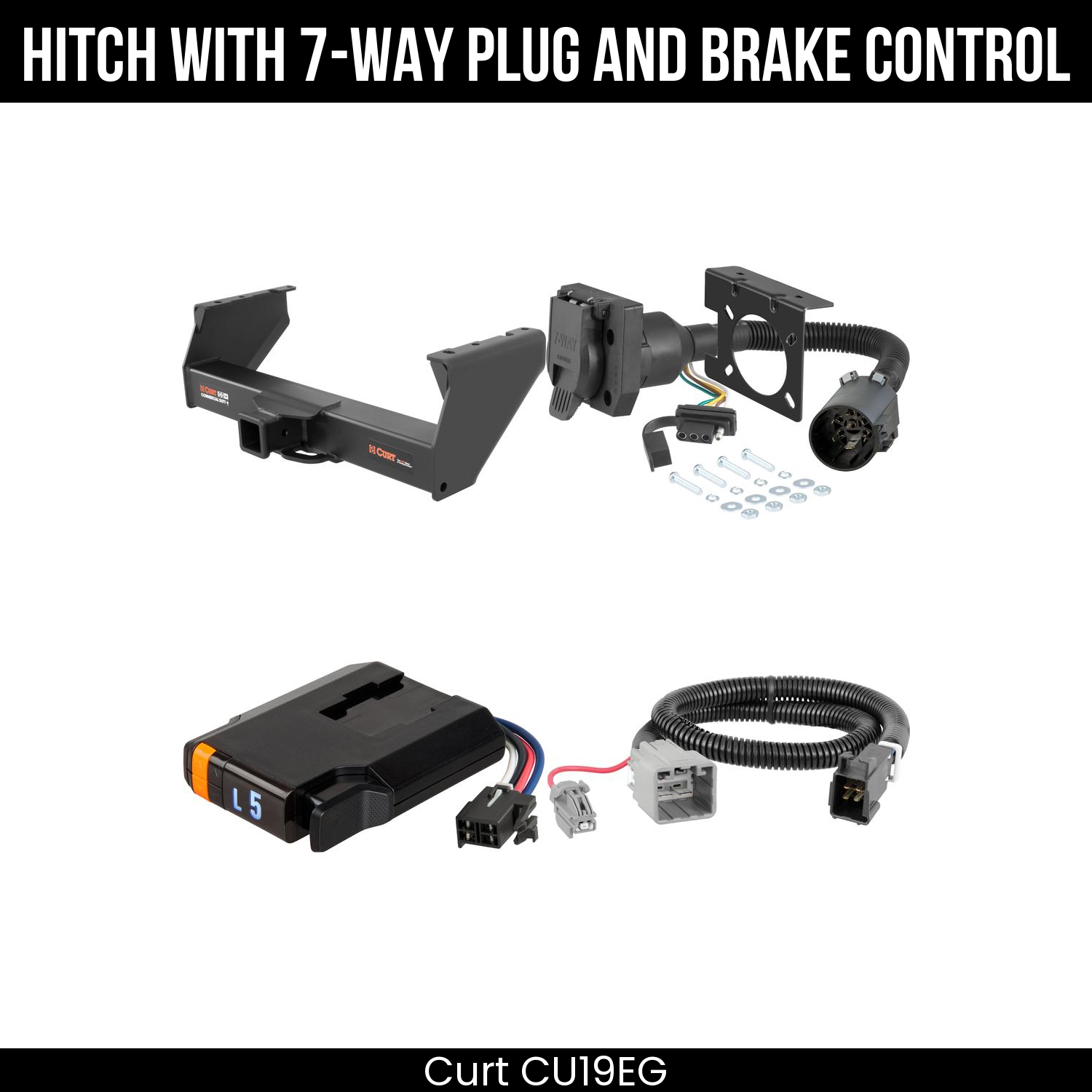 Trailer Hitch , 7-Way , Discovery Next Brake Control