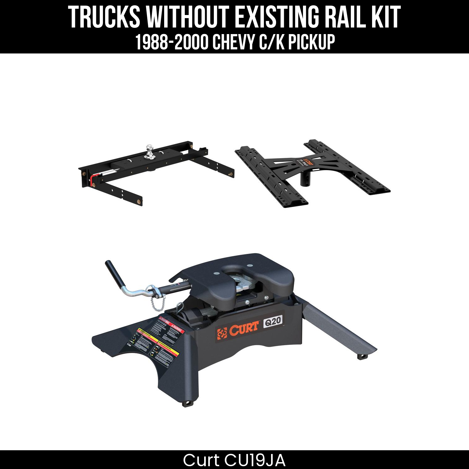 Double Lock Gooseneck Hitch,Under-Bed Gooseneck Install Brackets,X5 Gooseneck-5th Wheel Adapter,Q20 5th Wheel Hitch Head