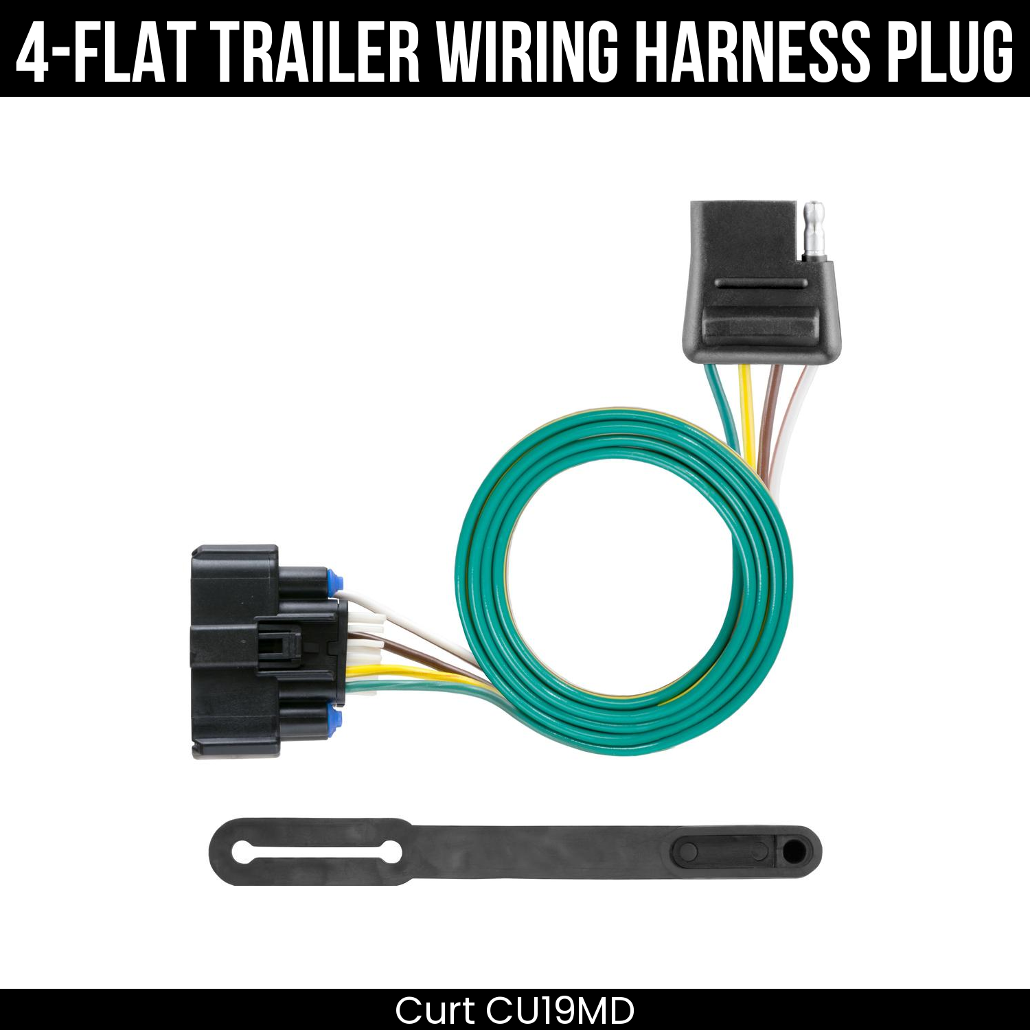 Trailer Wiring 4-Flat Plug Only