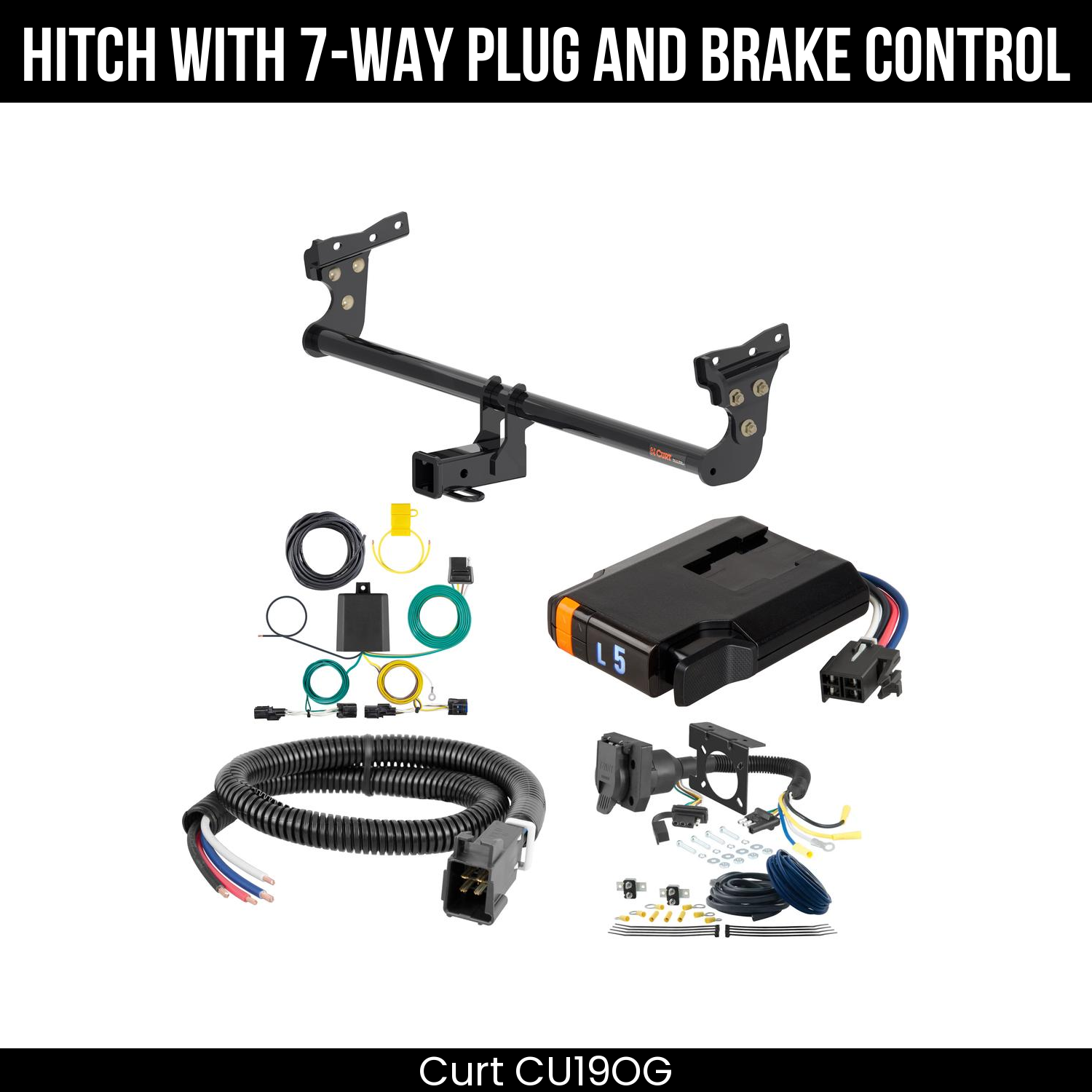Trailer Hitch , 7-Way , Discovery Next Brake Control