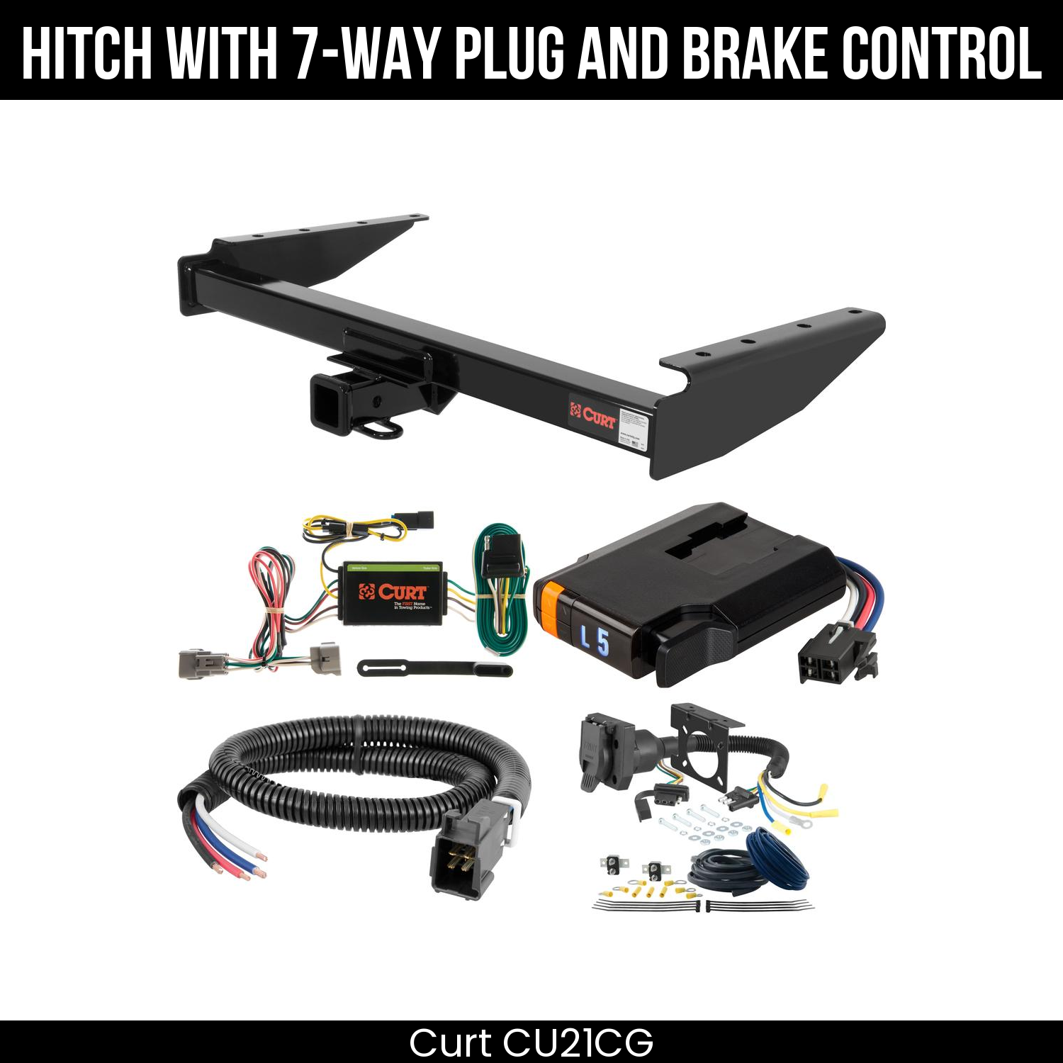 Trailer Hitch , 7-Way , Discovery Next Brake Control