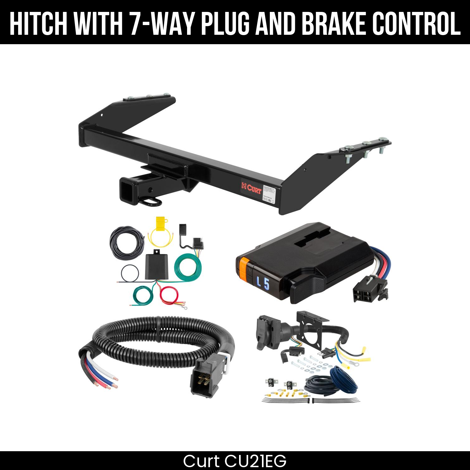 Trailer Hitch , 7-Way , Discovery Next Brake Control