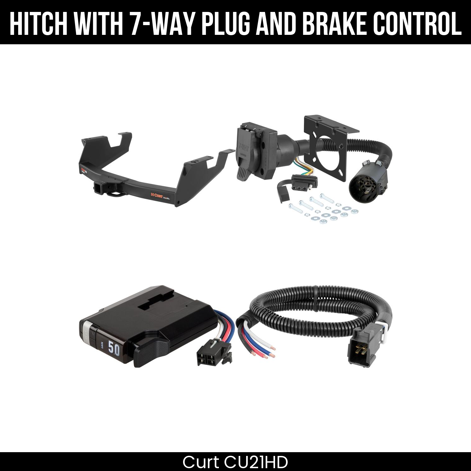Trailer Hitch , 7-Way , TriFlex NEXT Brake Control