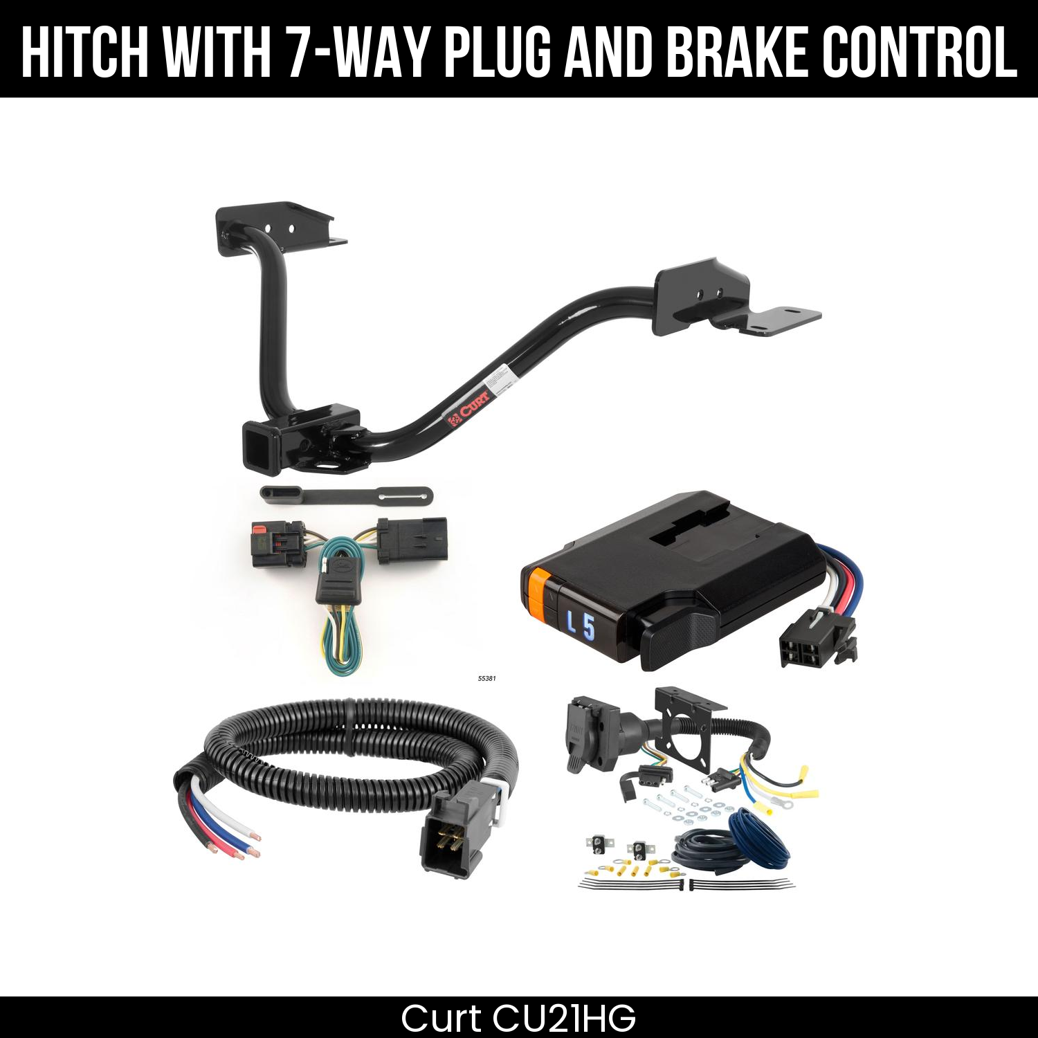 Trailer Hitch , 7-Way , Discovery Next Brake Control