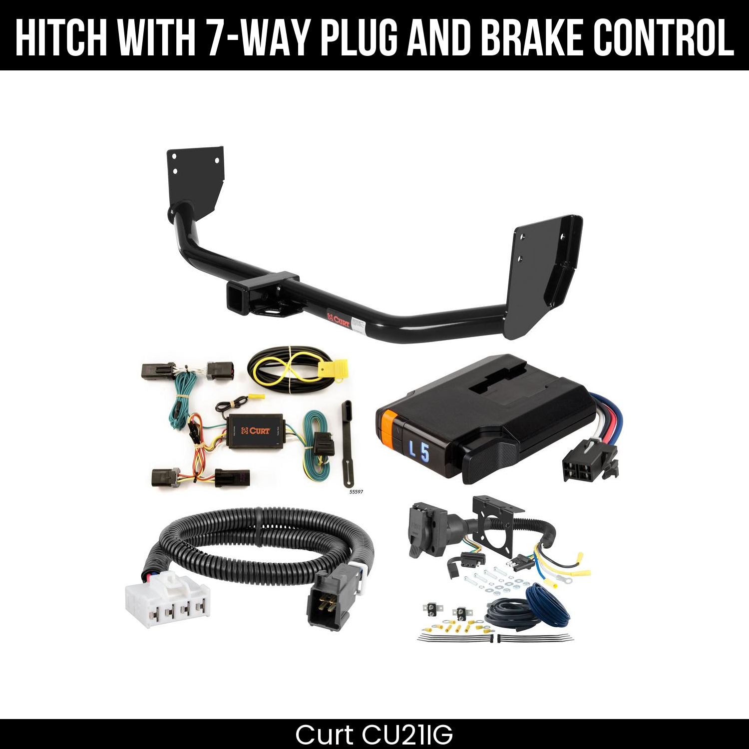 Trailer Hitch , 7-Way , Discovery Next Brake Control