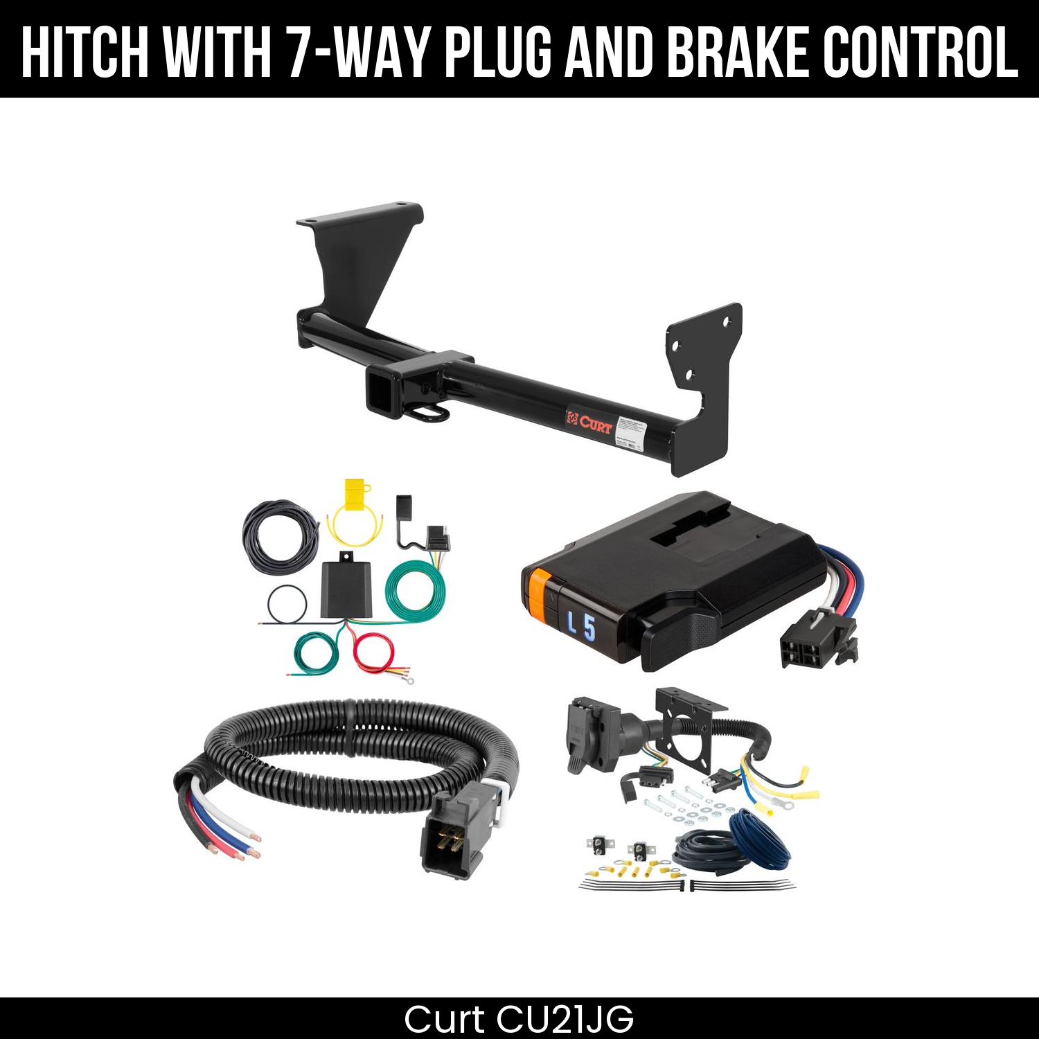 Trailer Hitch , 7-Way , Discovery Next Brake Control