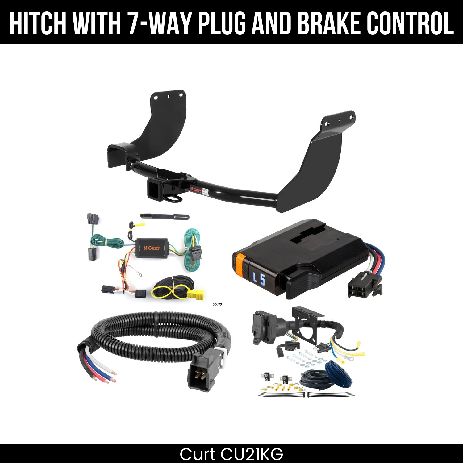 Trailer Hitch , 7-Way , Discovery Next Brake Control