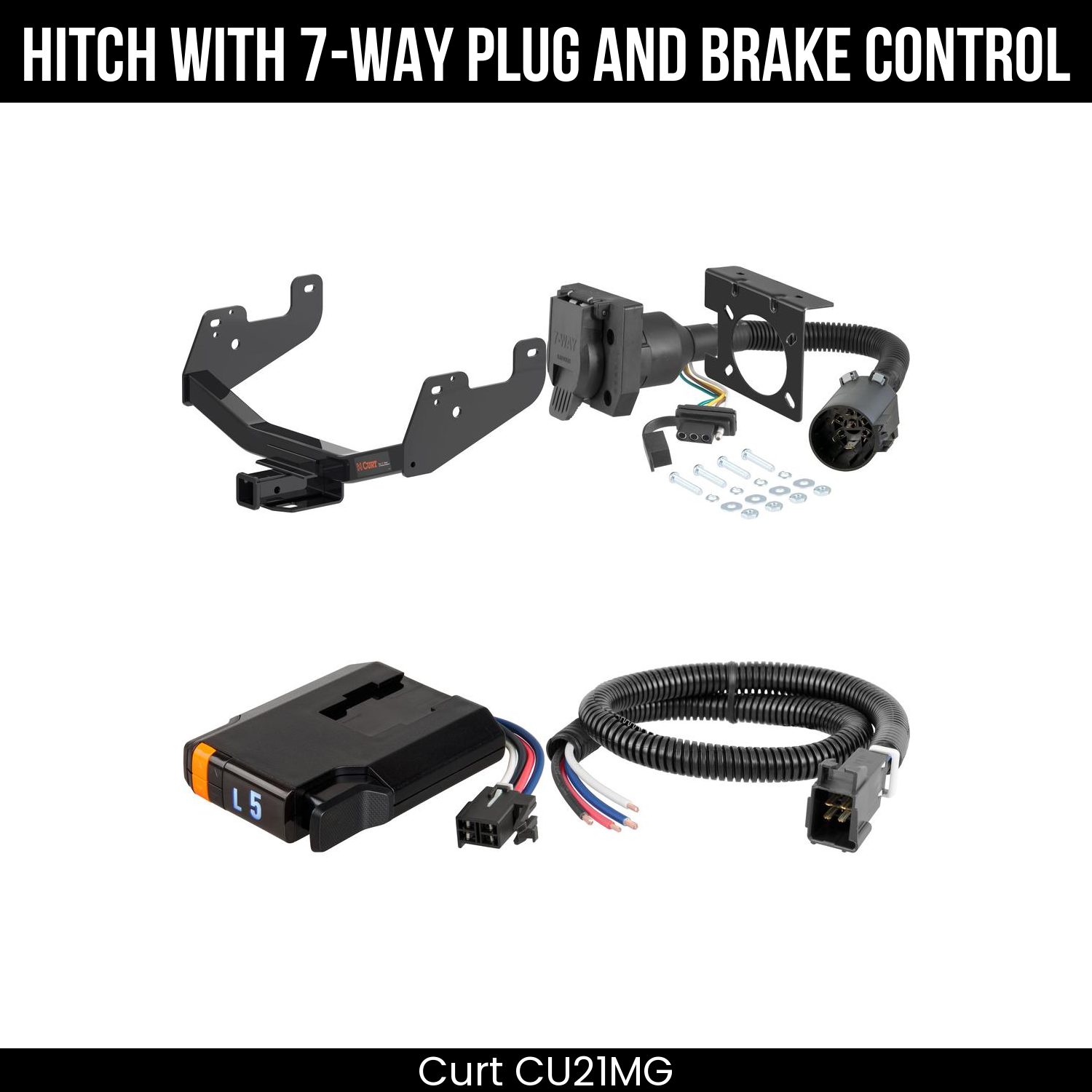 Trailer Hitch , 7-Way , Discovery Next Brake Control