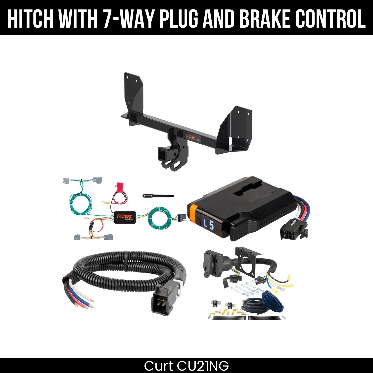 Trailer Hitch , 7-Way , Discovery Next Brake Control
