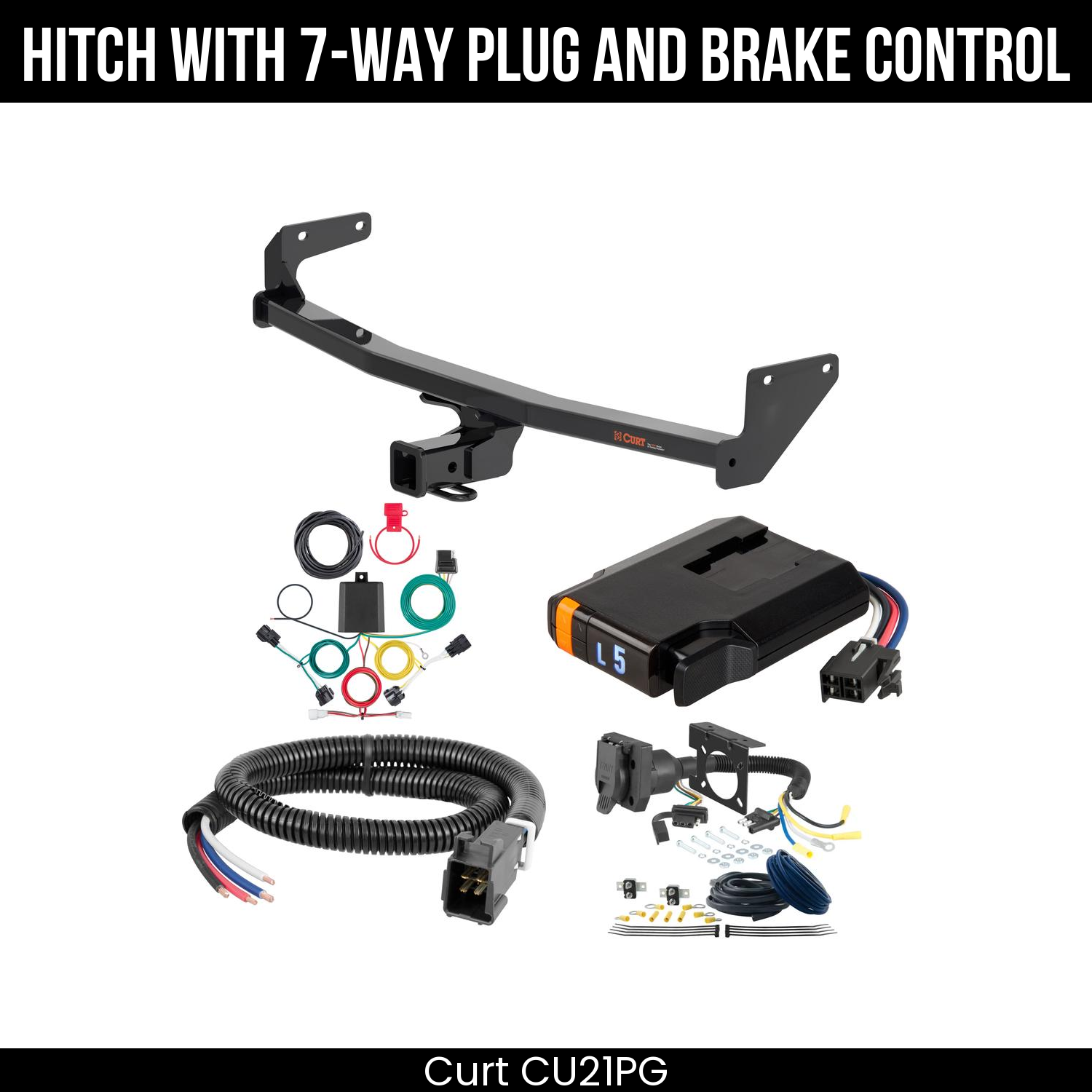 Trailer Hitch , 7-Way , Discovery Next Brake Control