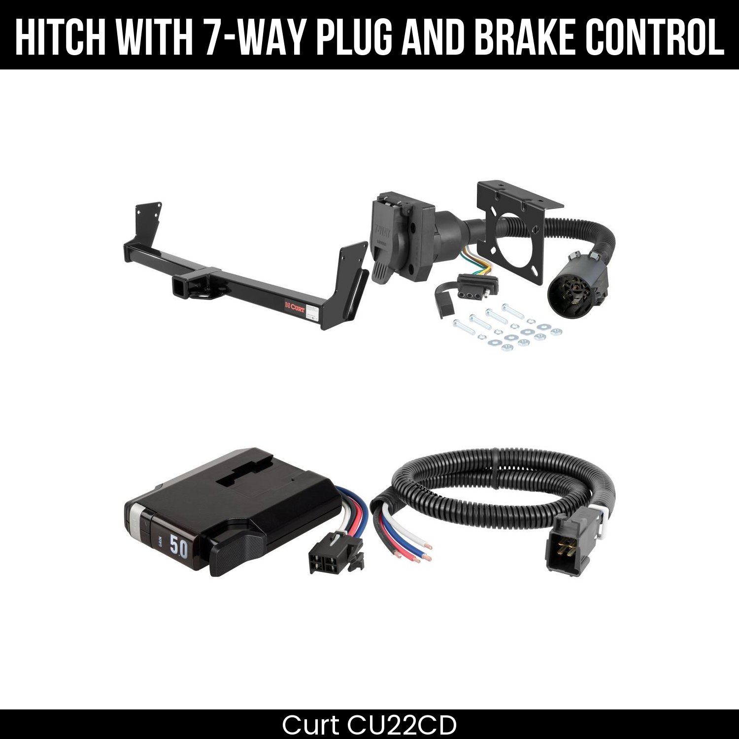 Trailer Hitch , 7-Way , TriFlex NEXT Brake Control