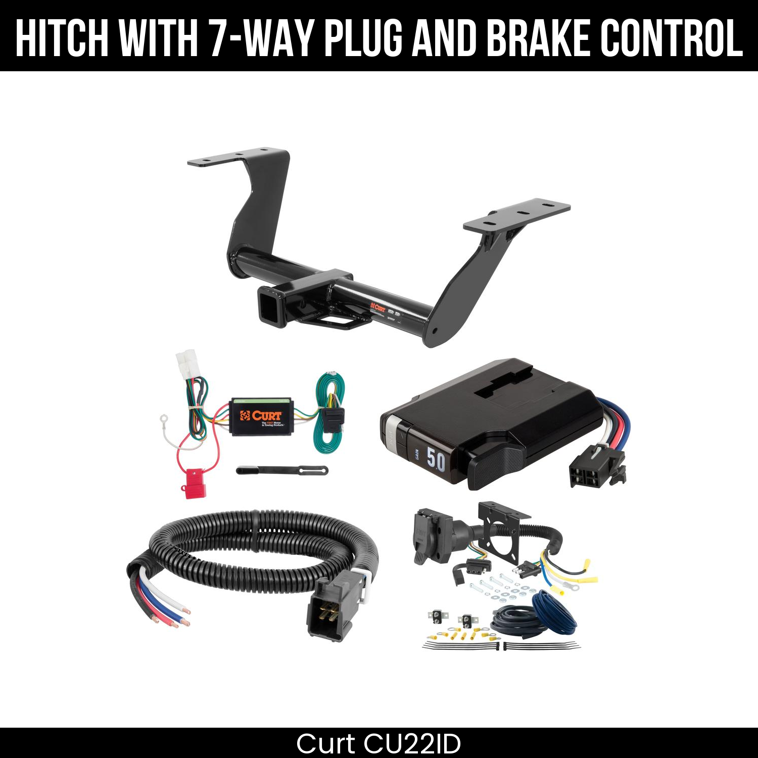 Trailer Hitch , 7-Way , TriFlex NEXT Brake Control