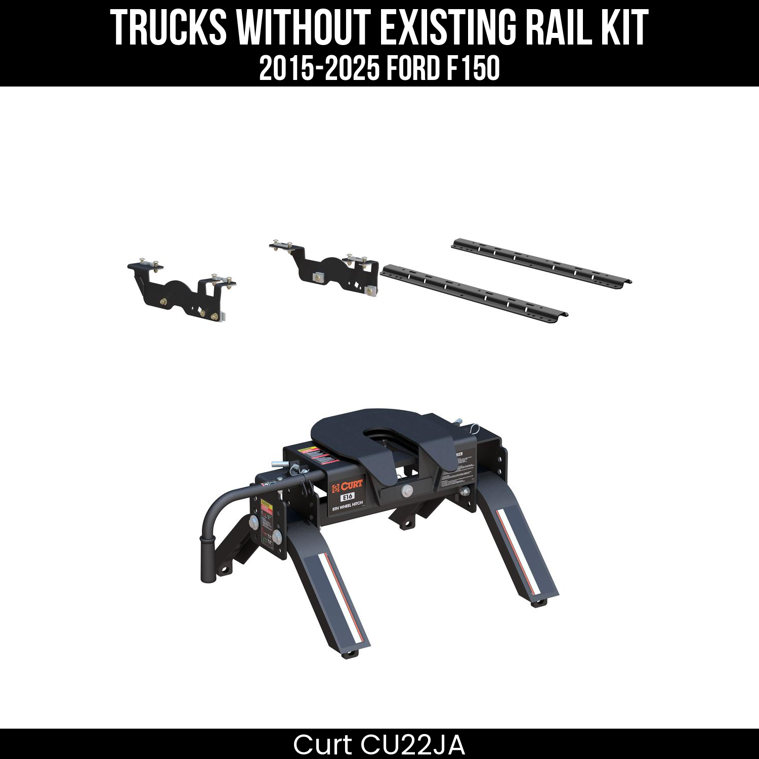 Custom 5th Wheel Brackets,Universal 5th Wheel Base Rails,Replacement Base Legs,E16 5th Wheel Hitch Head