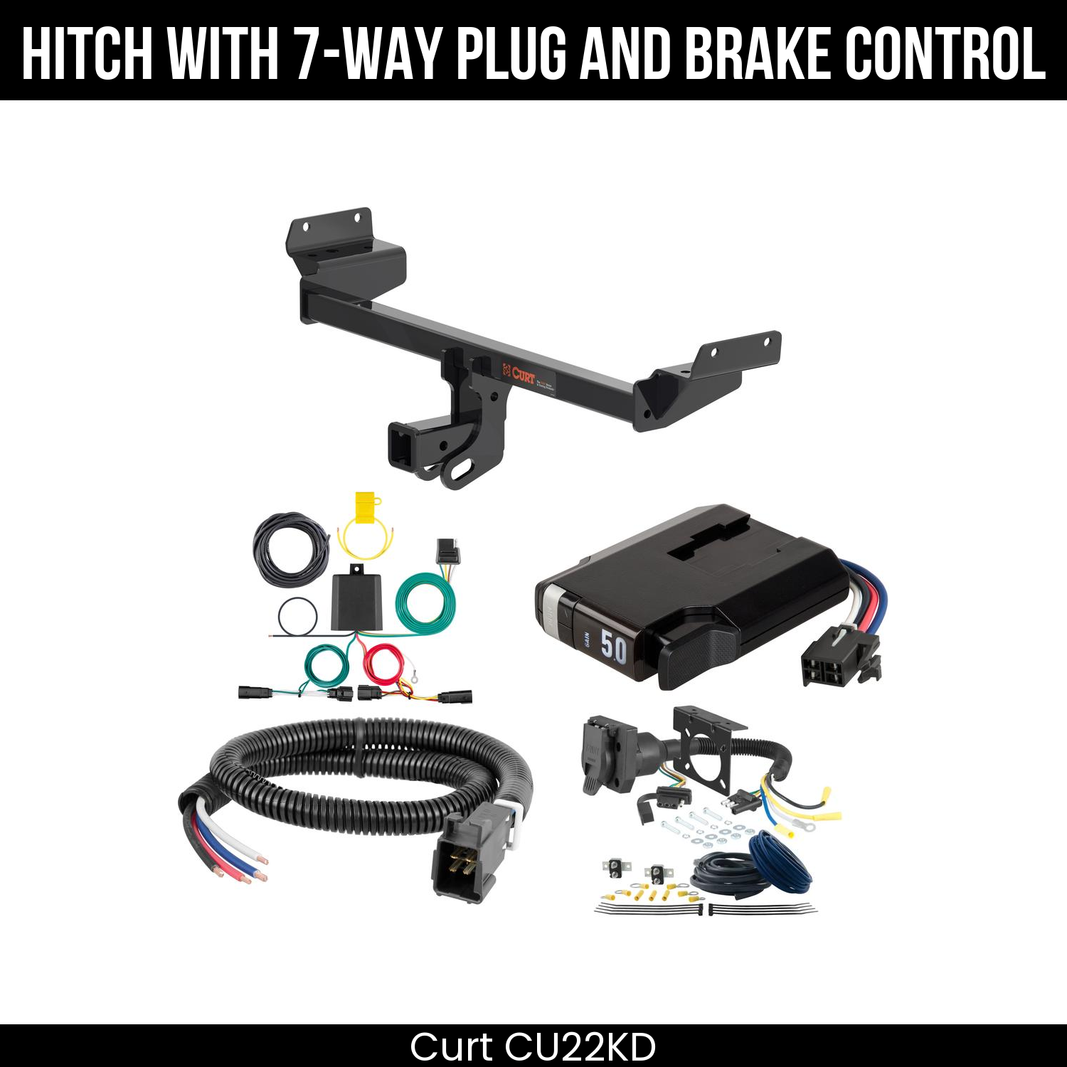 Trailer Hitch , 7-Way , TriFlex NEXT Brake Control