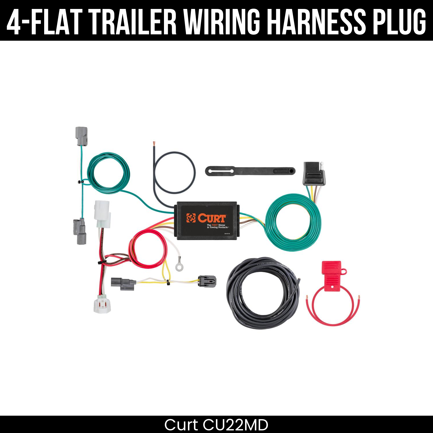 Trailer Wiring 4-Flat Plug Only