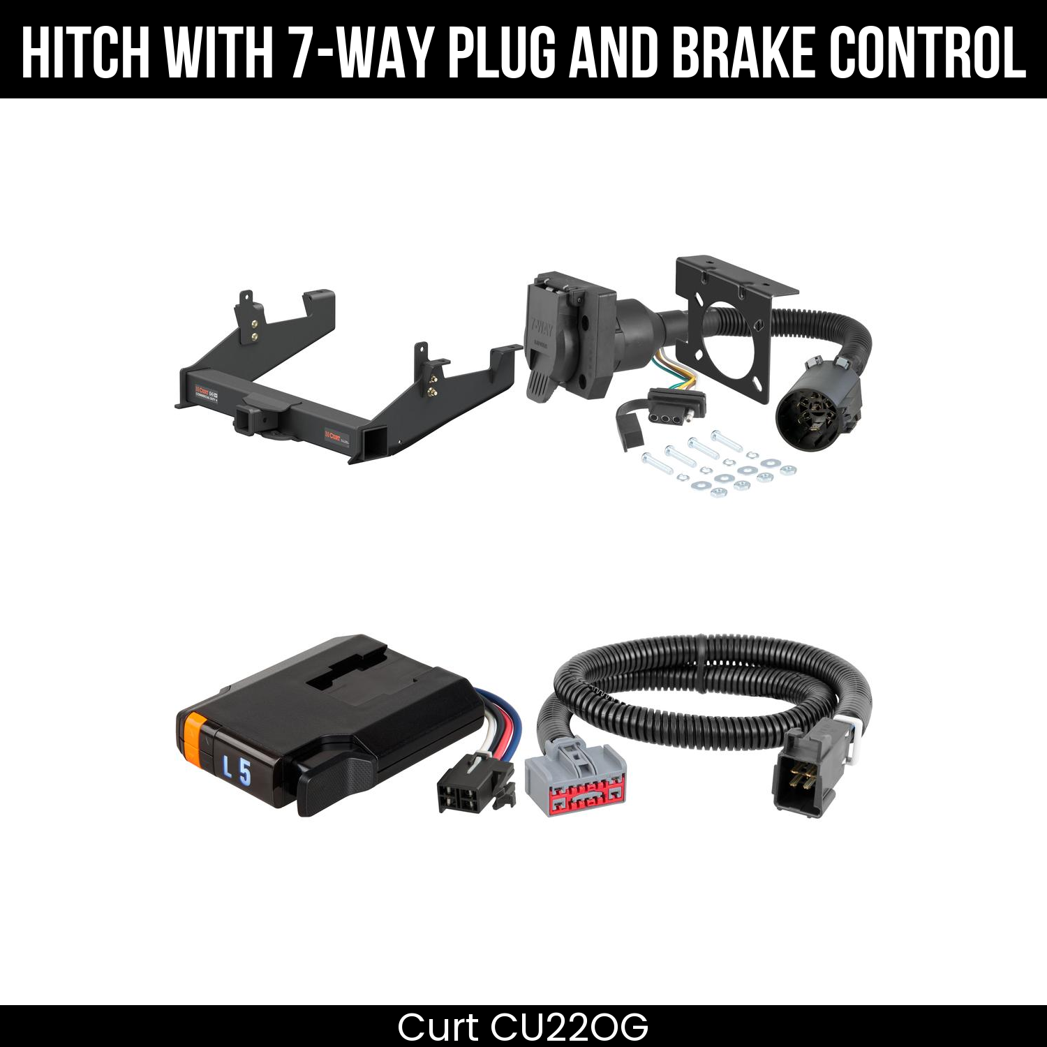 Trailer Hitch , 7-Way , Discovery Next Brake Control