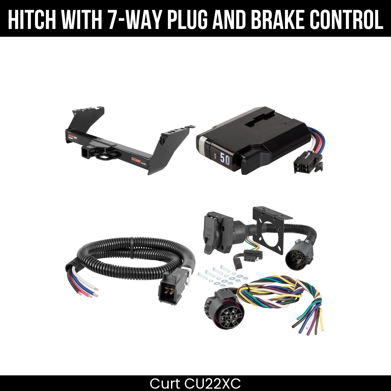 Trailer Hitch , 7-Way , TriFlex NEXT Brake Control