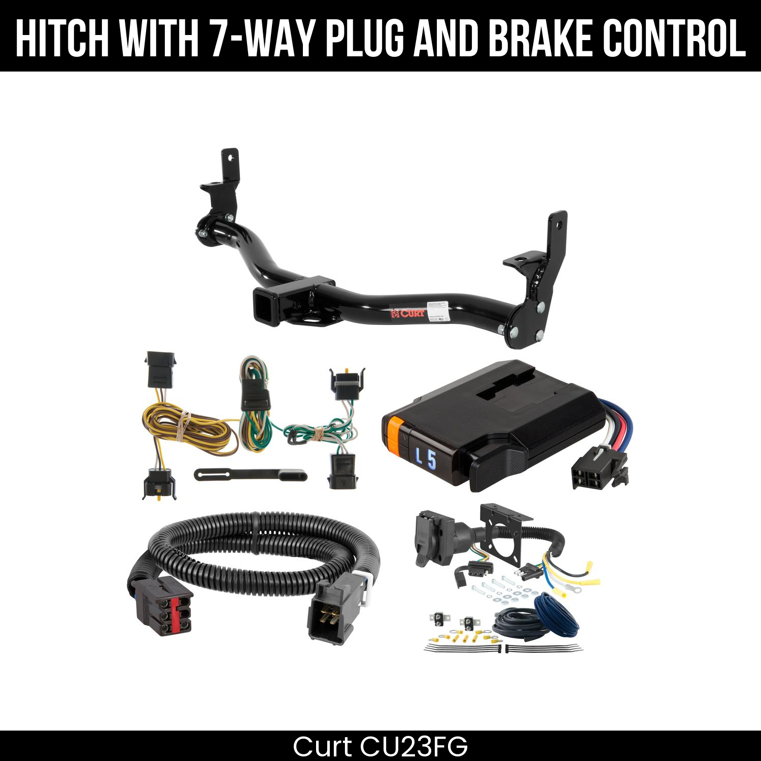 Trailer Hitch , 7-Way , Discovery Next Brake Control