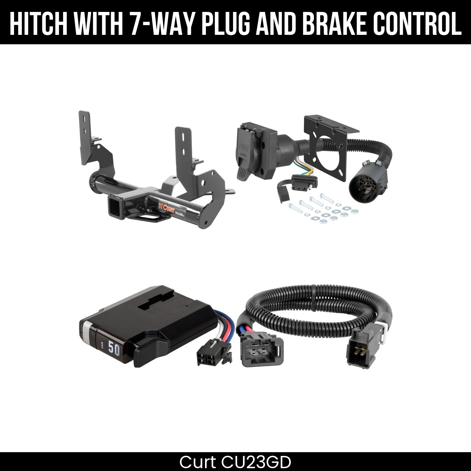Trailer Hitch , 7-Way , TriFlex NEXT Brake Control