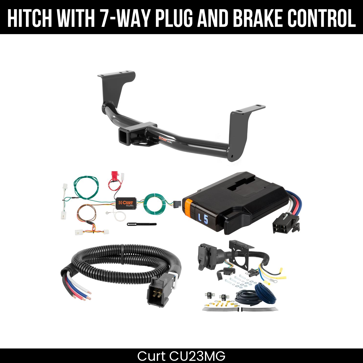Trailer Hitch , 7-Way , Discovery Next Brake Control