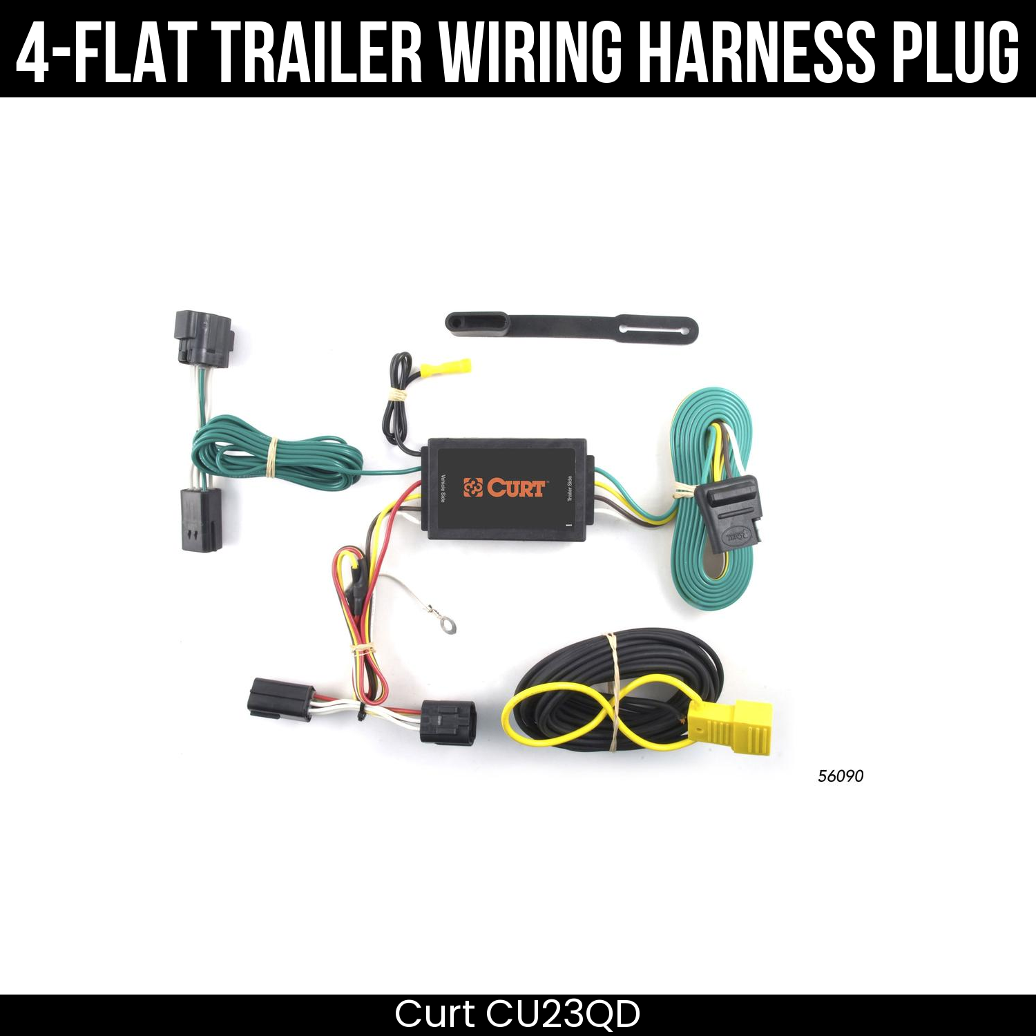 Trailer Wiring 4-Flat Plug Only