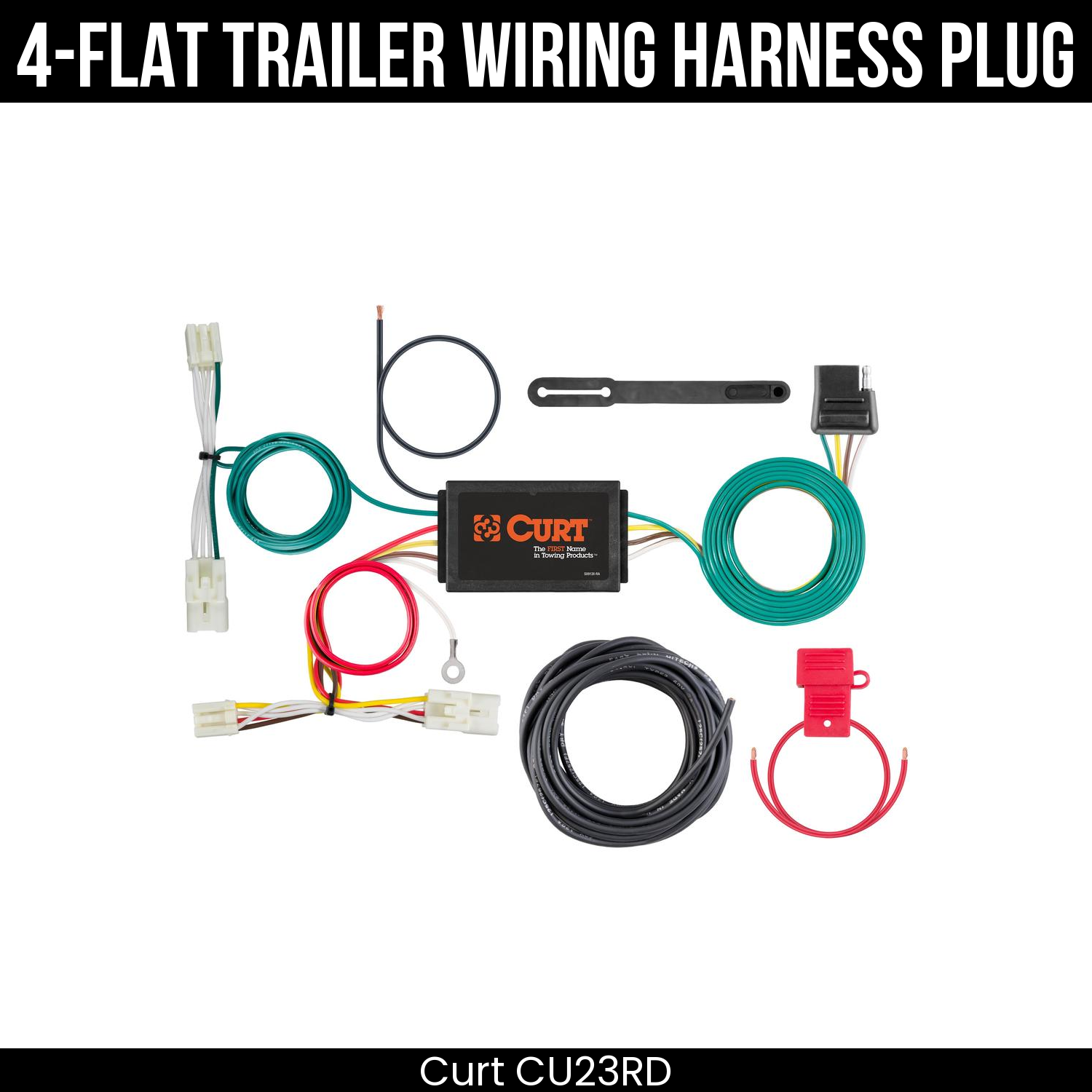 Trailer Wiring 4-Flat Plug Only