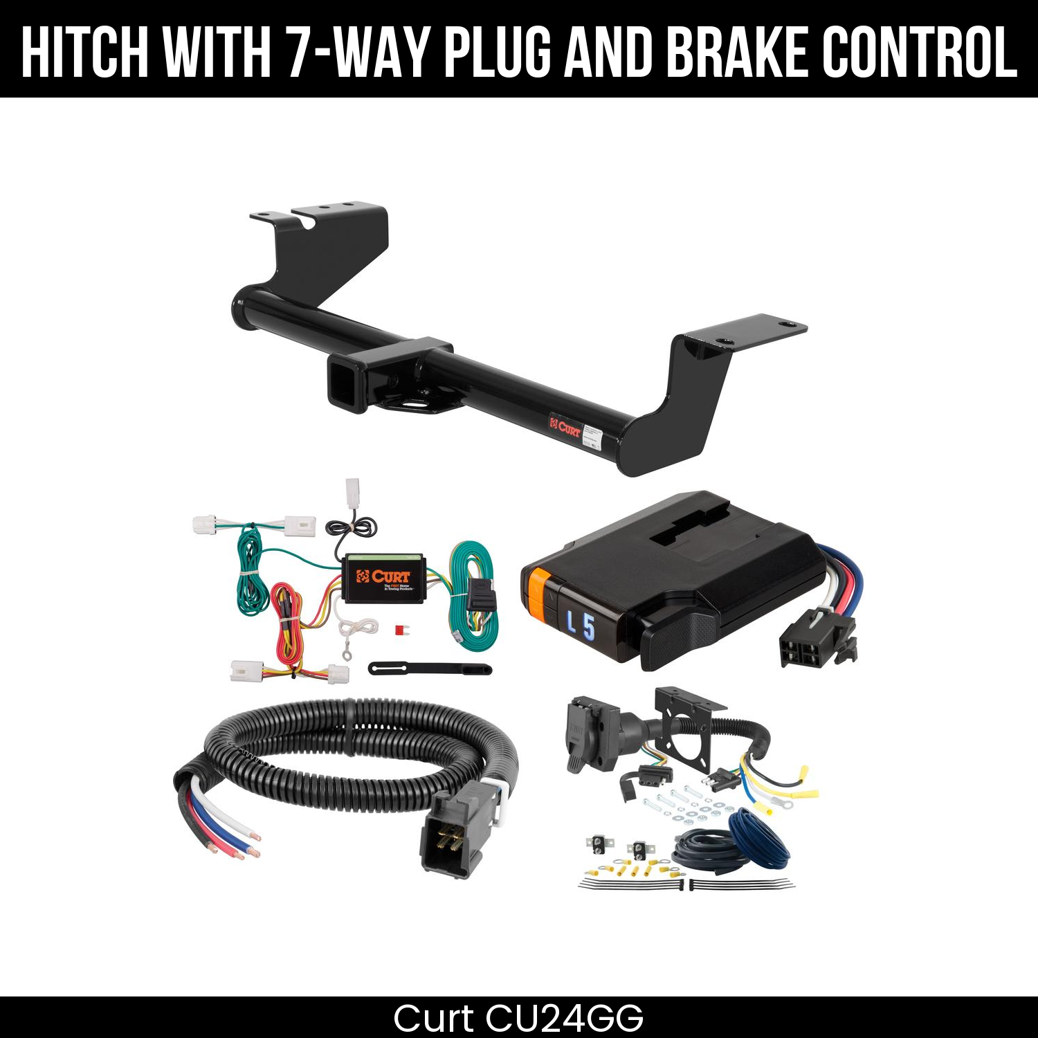 Trailer Hitch , 7-Way , Discovery Next Brake Control