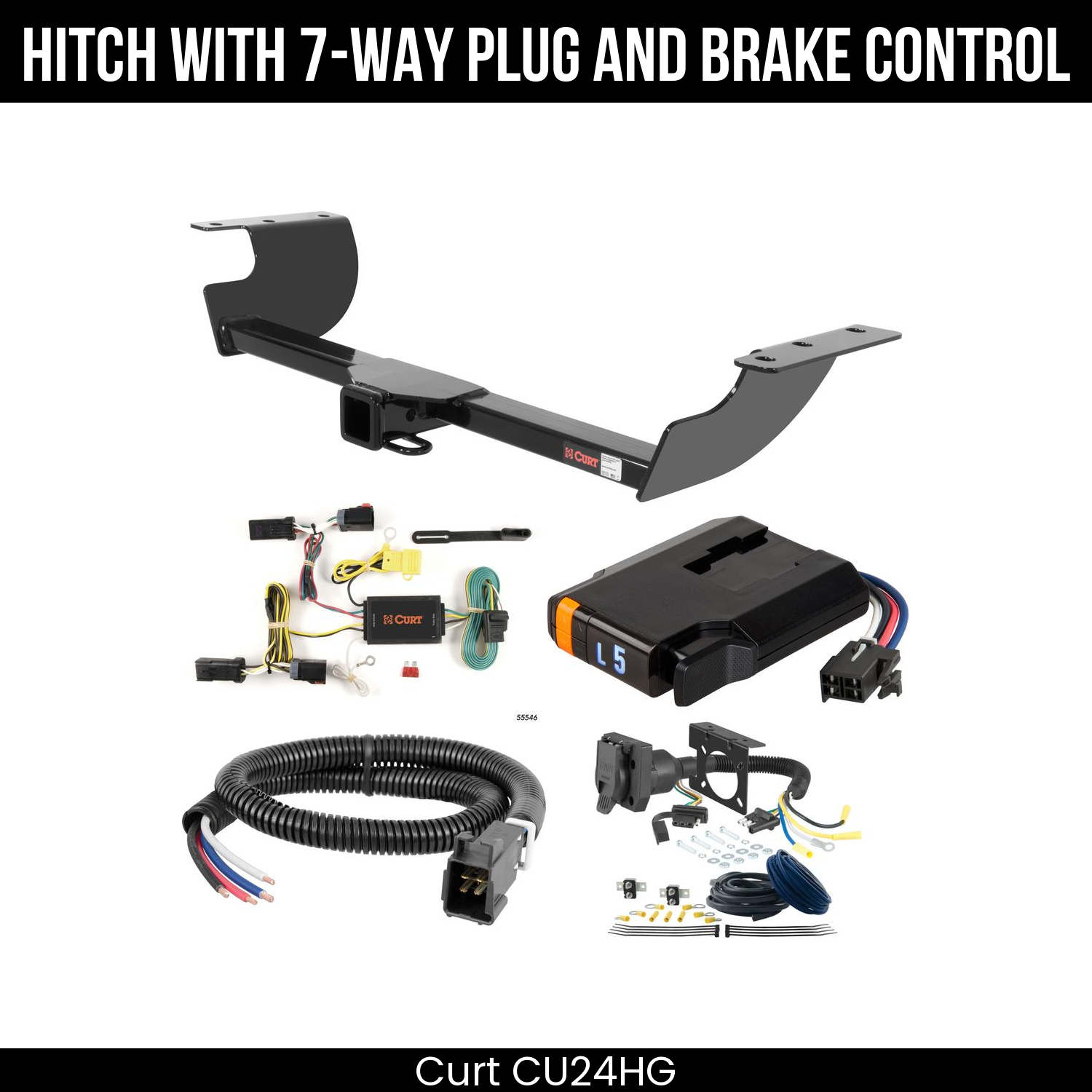 Trailer Hitch , 7-Way , Discovery Next Brake Control