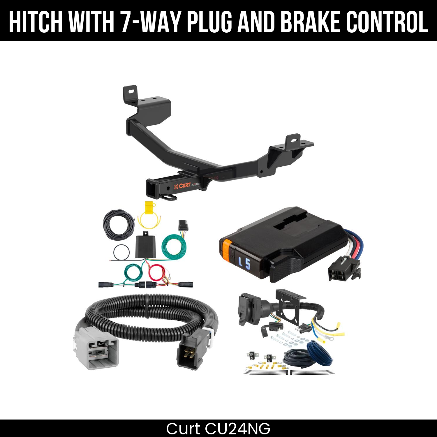 Trailer Hitch , 7-Way , Discovery Next Brake Control