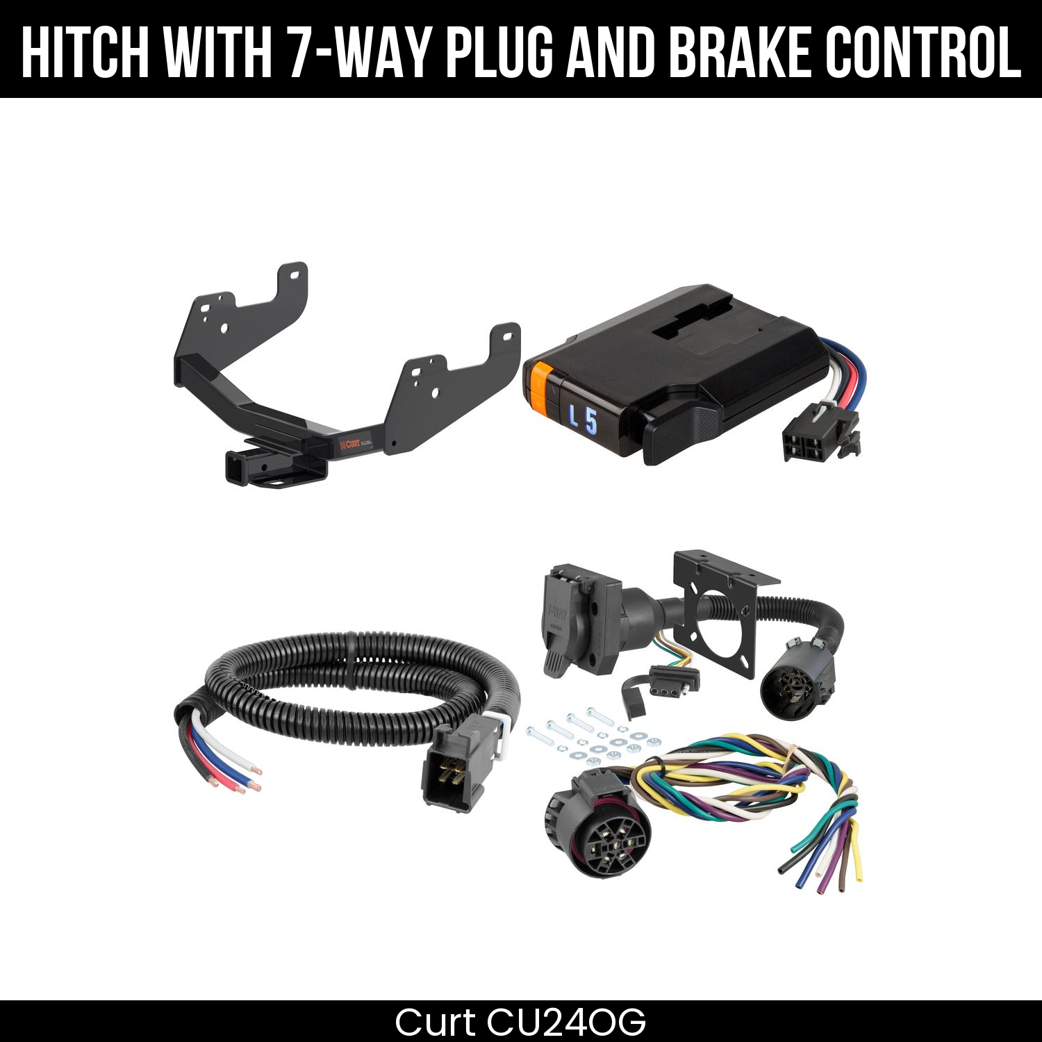 Trailer Hitch , 7-Way , Discovery Next Brake Control