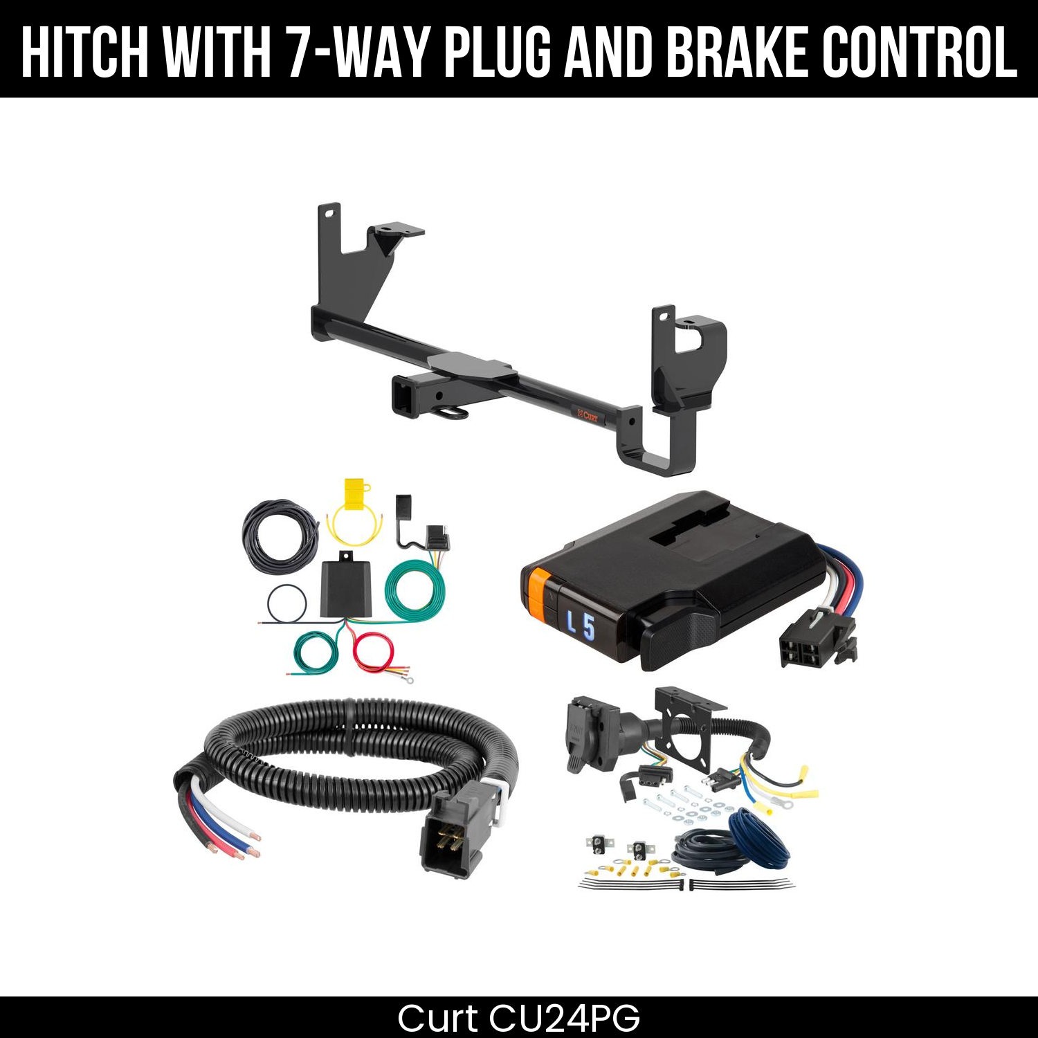 Trailer Hitch , 7-Way , Discovery Next Brake Control