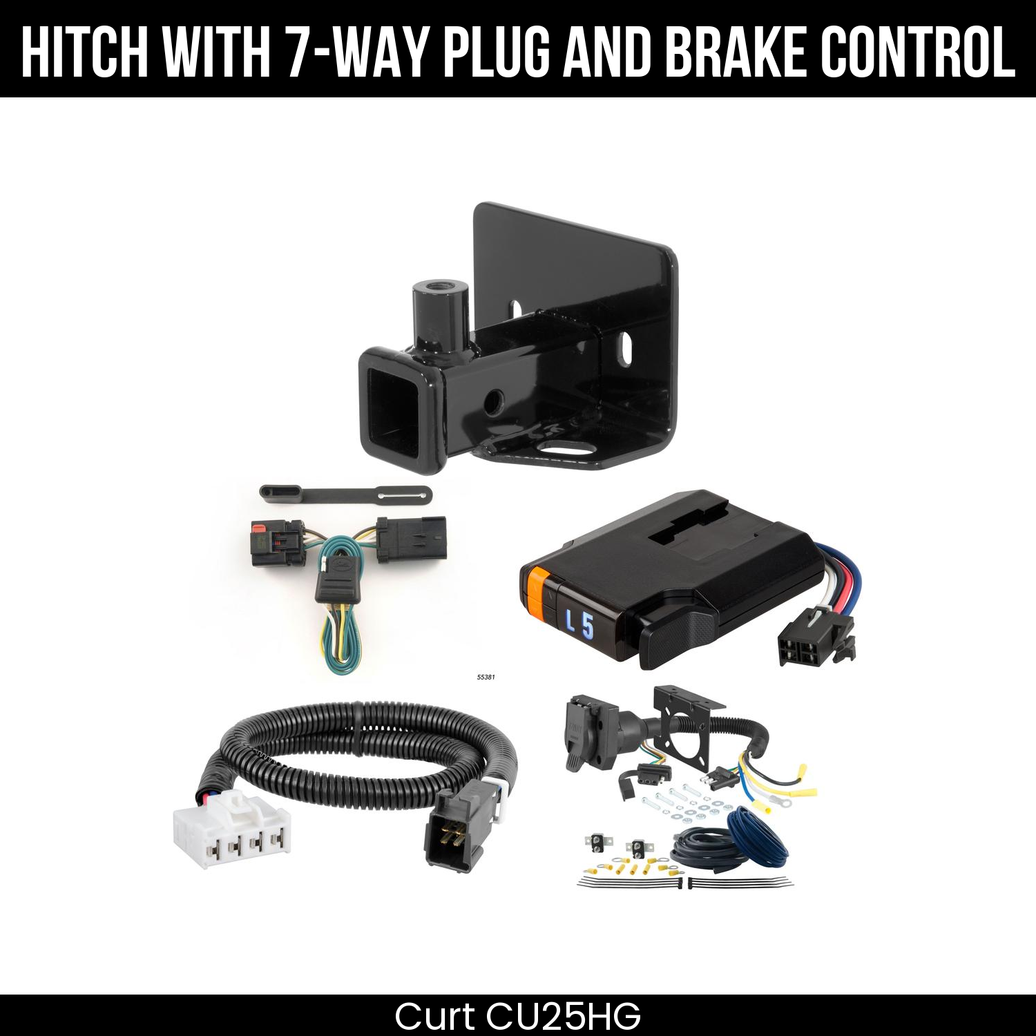 Trailer Hitch , 7-Way , Discovery Next Brake Control