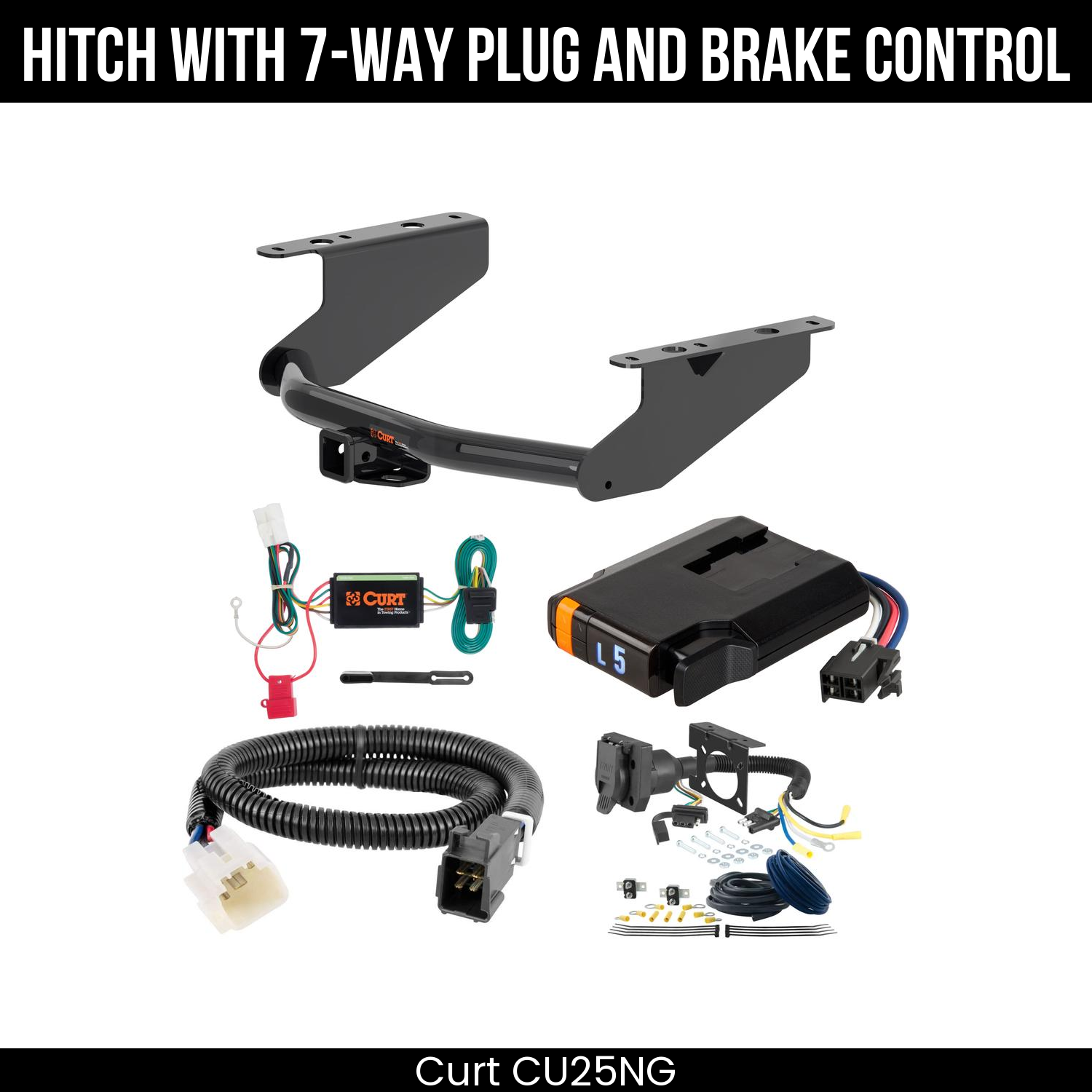 Trailer Hitch , 7-Way , Discovery Next Brake Control