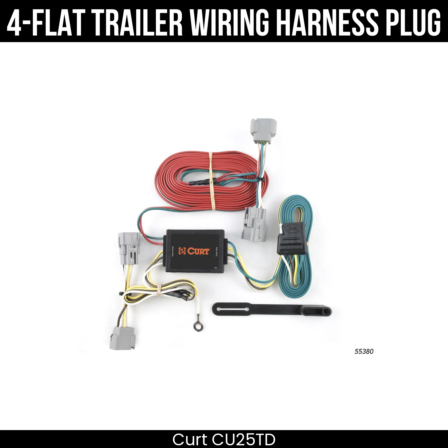 Trailer Wiring 4-Flat Plug Only