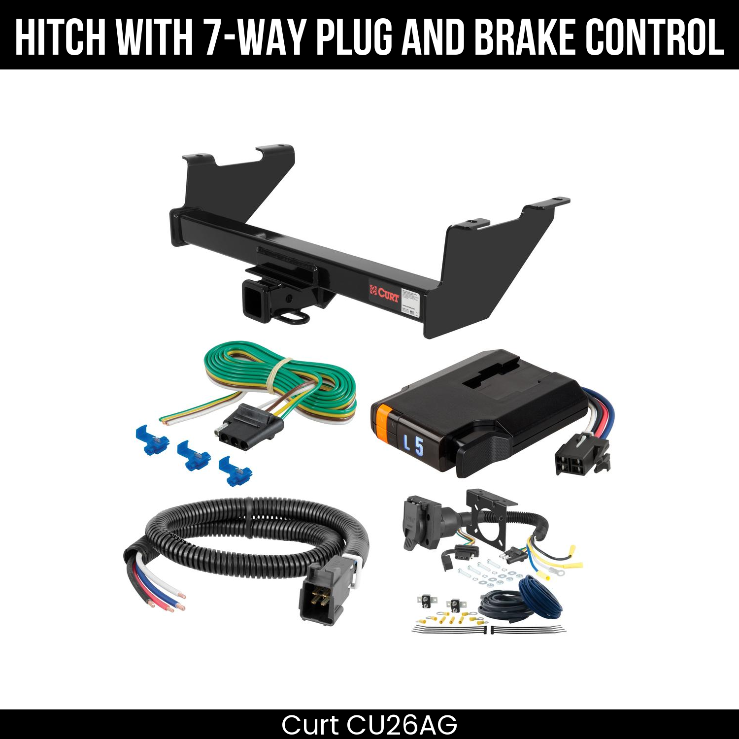 Trailer Hitch , 7-Way , Discovery Next Brake Control