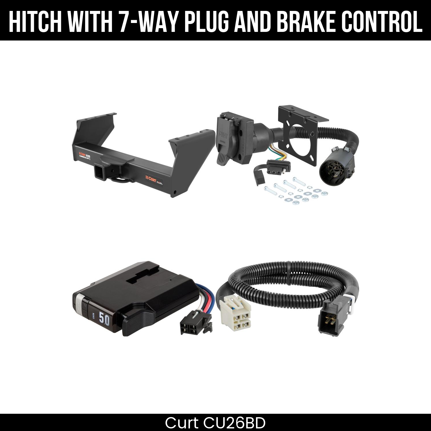 Trailer Hitch , 7-Way , TriFlex NEXT Brake Control