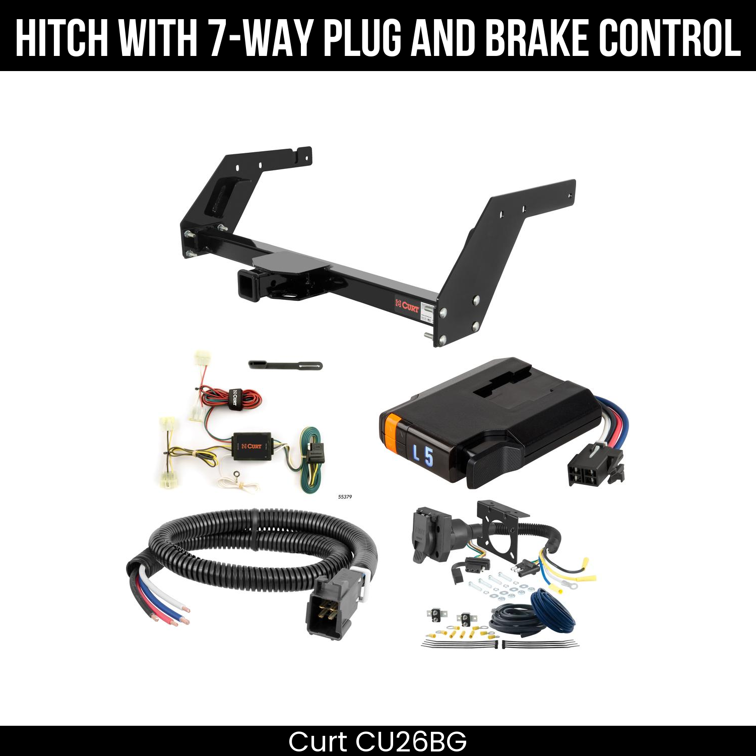 Trailer Hitch , 7-Way , Discovery Next Brake Control