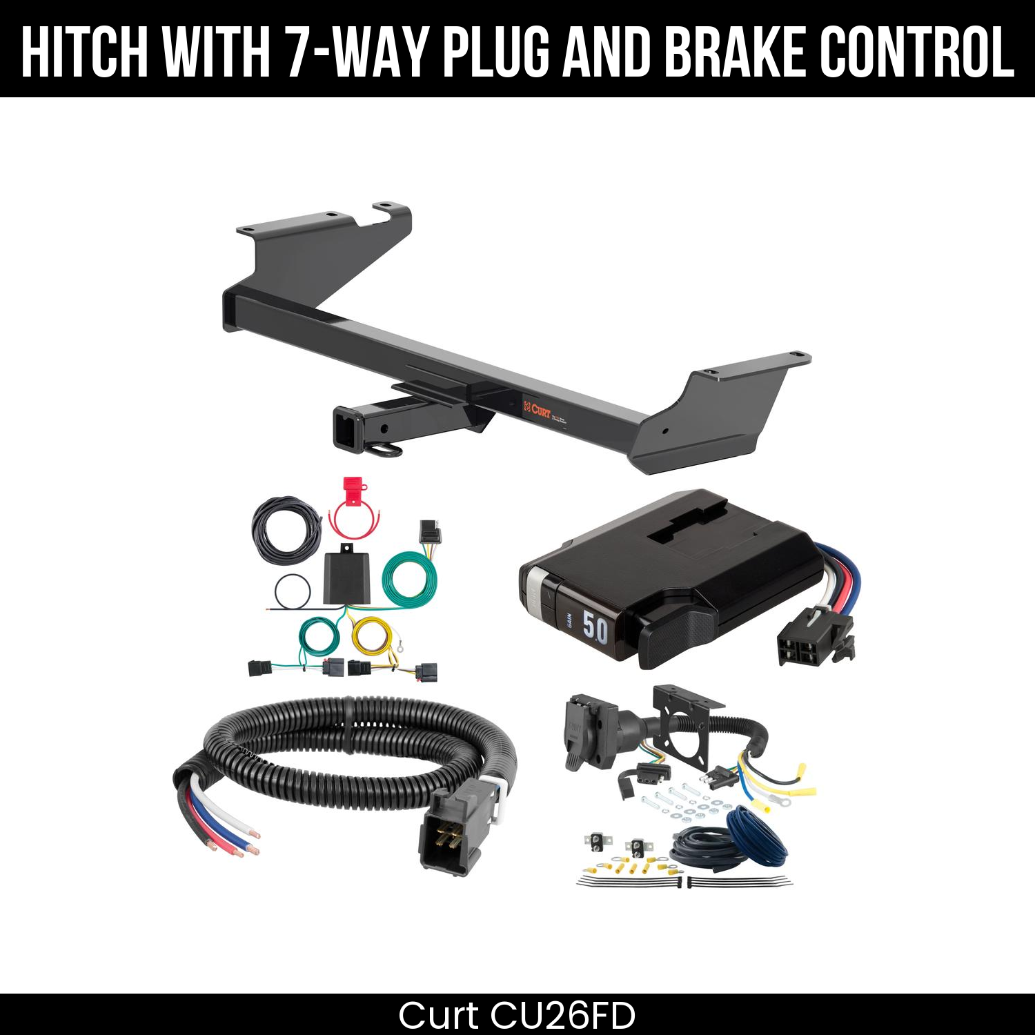 Trailer Hitch , 7-Way , TriFlex NEXT Brake Control