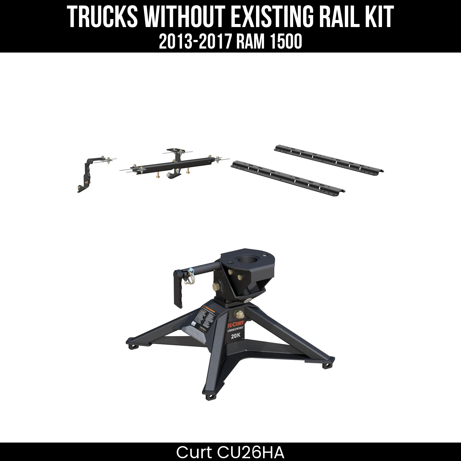 Custom 5th Wheel Brackets,Universal 5th Wheel Base Rails,CrossWing 5th Wheel Hitch