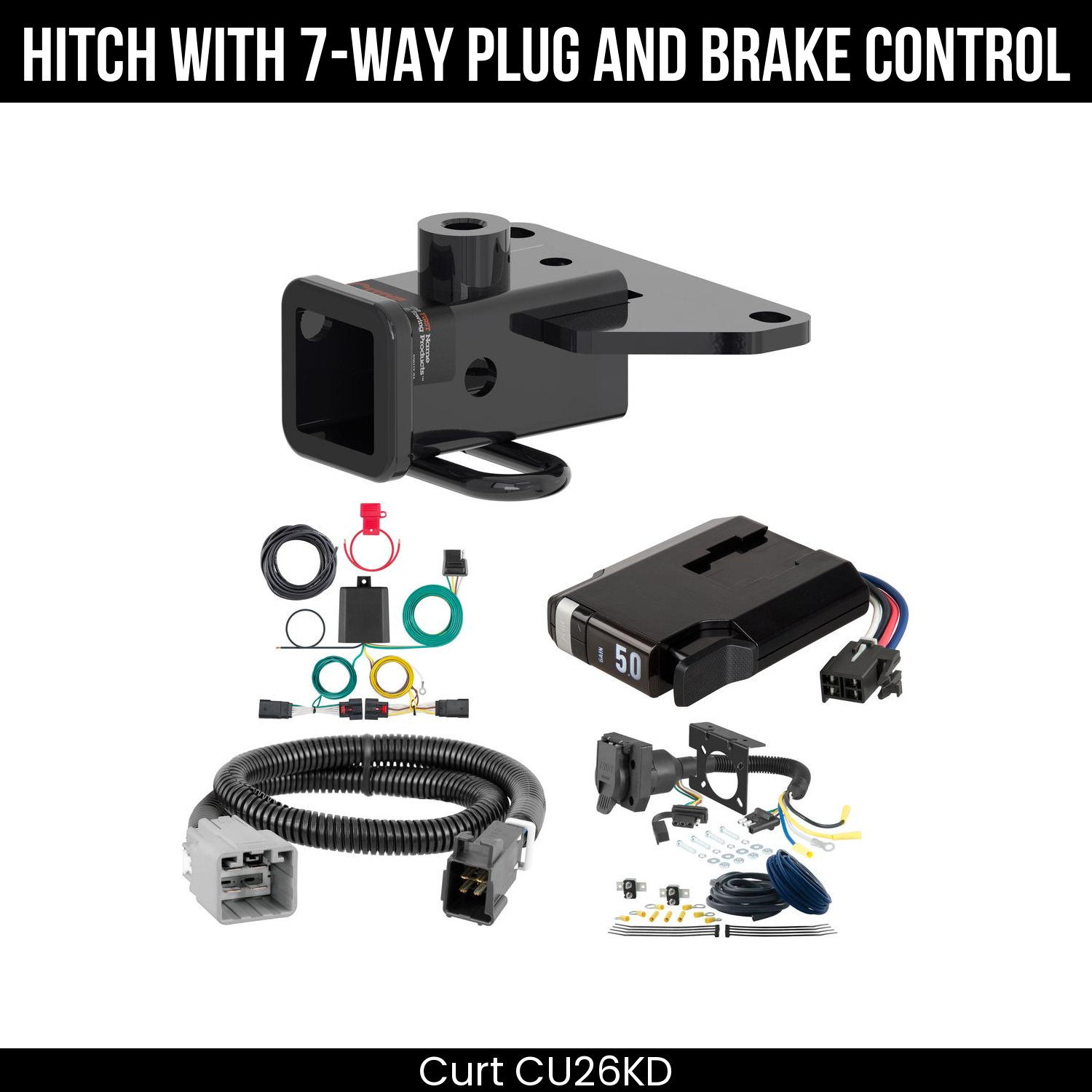 Trailer Hitch , 7-Way , TriFlex NEXT Brake Control