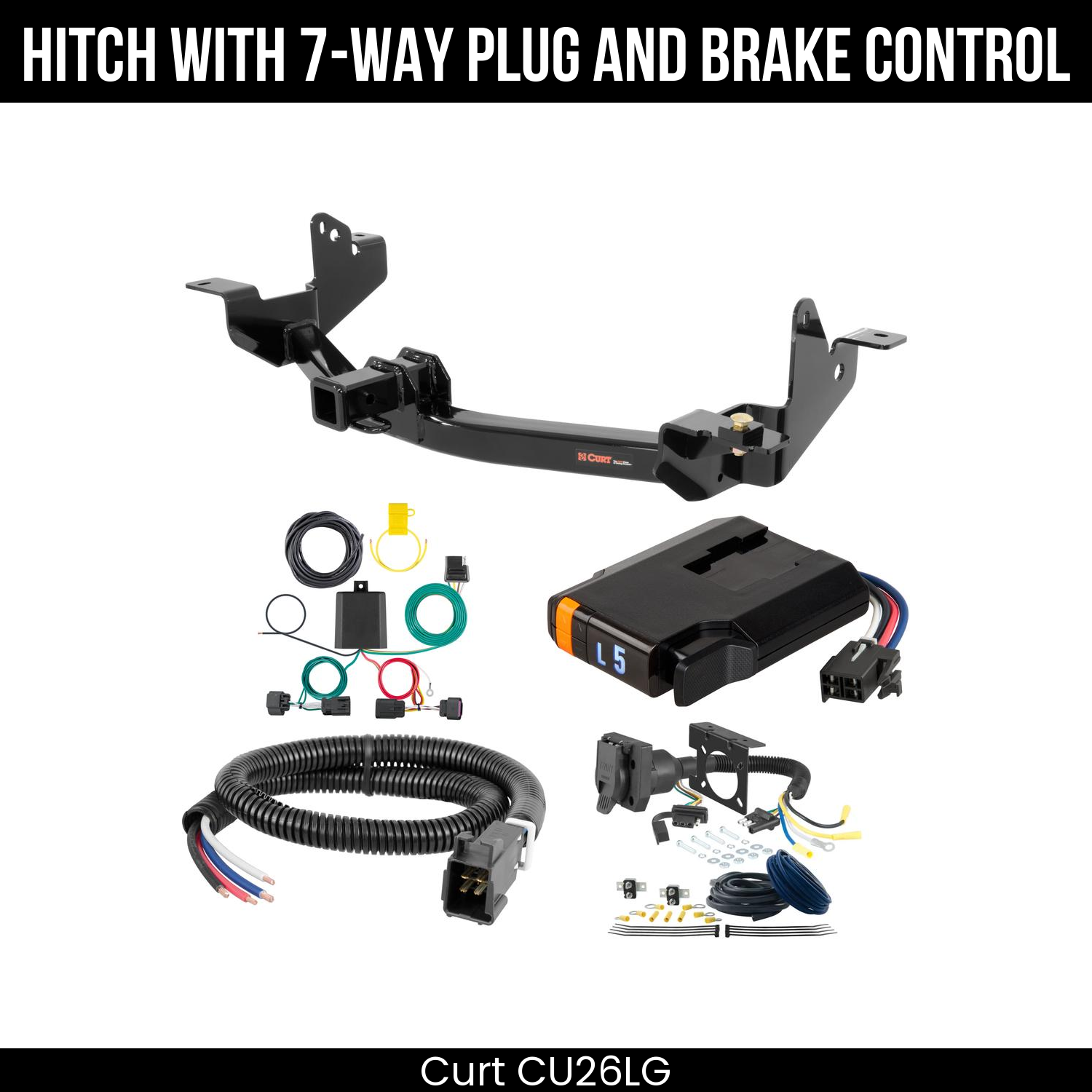 Trailer Hitch , 7-Way , Discovery Next Brake Control